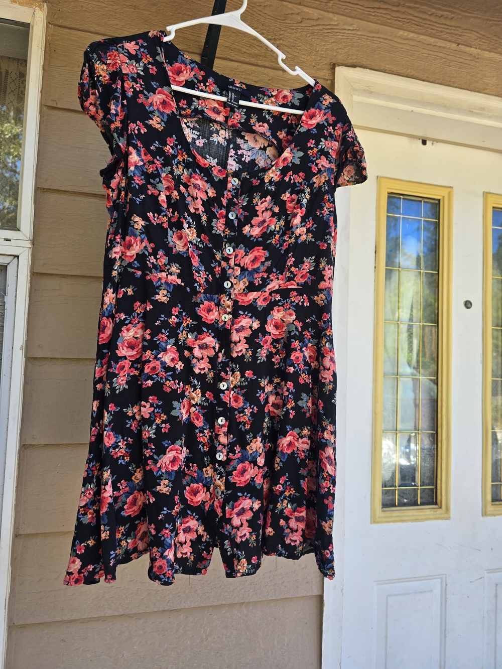 Forever 21 Cottagecore Mini/Babydoll Dress - XL